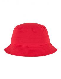 Tryck på Flexfit Bucket Hat — Red