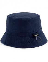 Tryck på Bucket Hat Återvunnen Polyester — French Navy