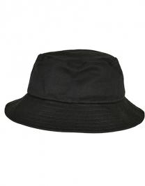 Tryck på Flexfit Bucket Hat Barn — Black