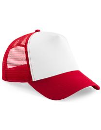 Tryck på Trucker Keps Barn — Classic Red/White