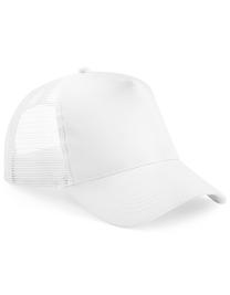 Tryck på Trucker Keps Barn — White/White