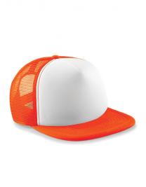 Tryck på Trucker Keps Barn Billig — Orange/White