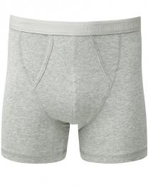 Tryck på Kalsong Boxer — Light Grey Marl/Light Grey Marl