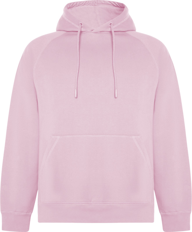 Tryck på Ekologisk Unisex Hoodie med Återvunnen Polyester — Ljusrosa