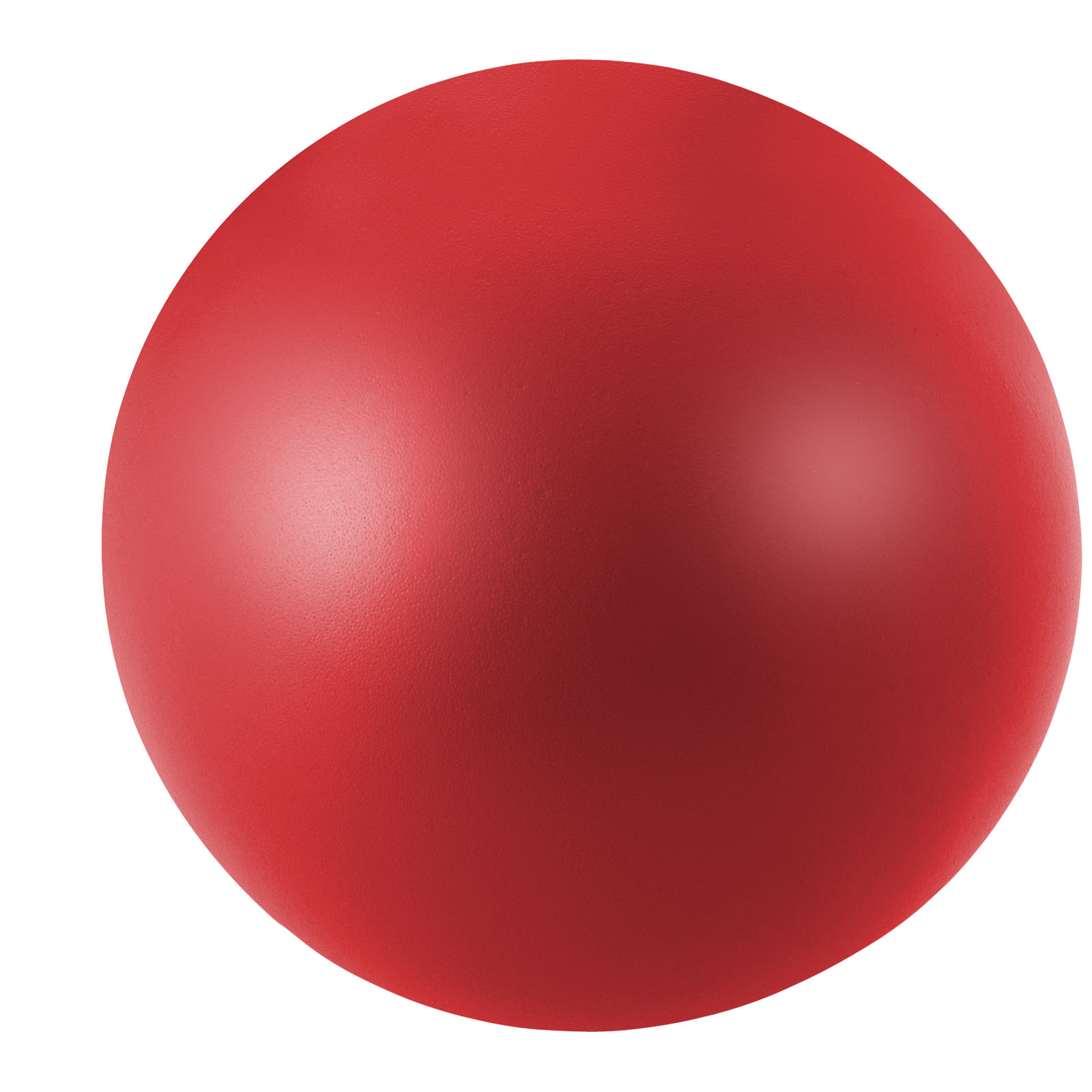 Tryck på Rund Stressboll — Röd