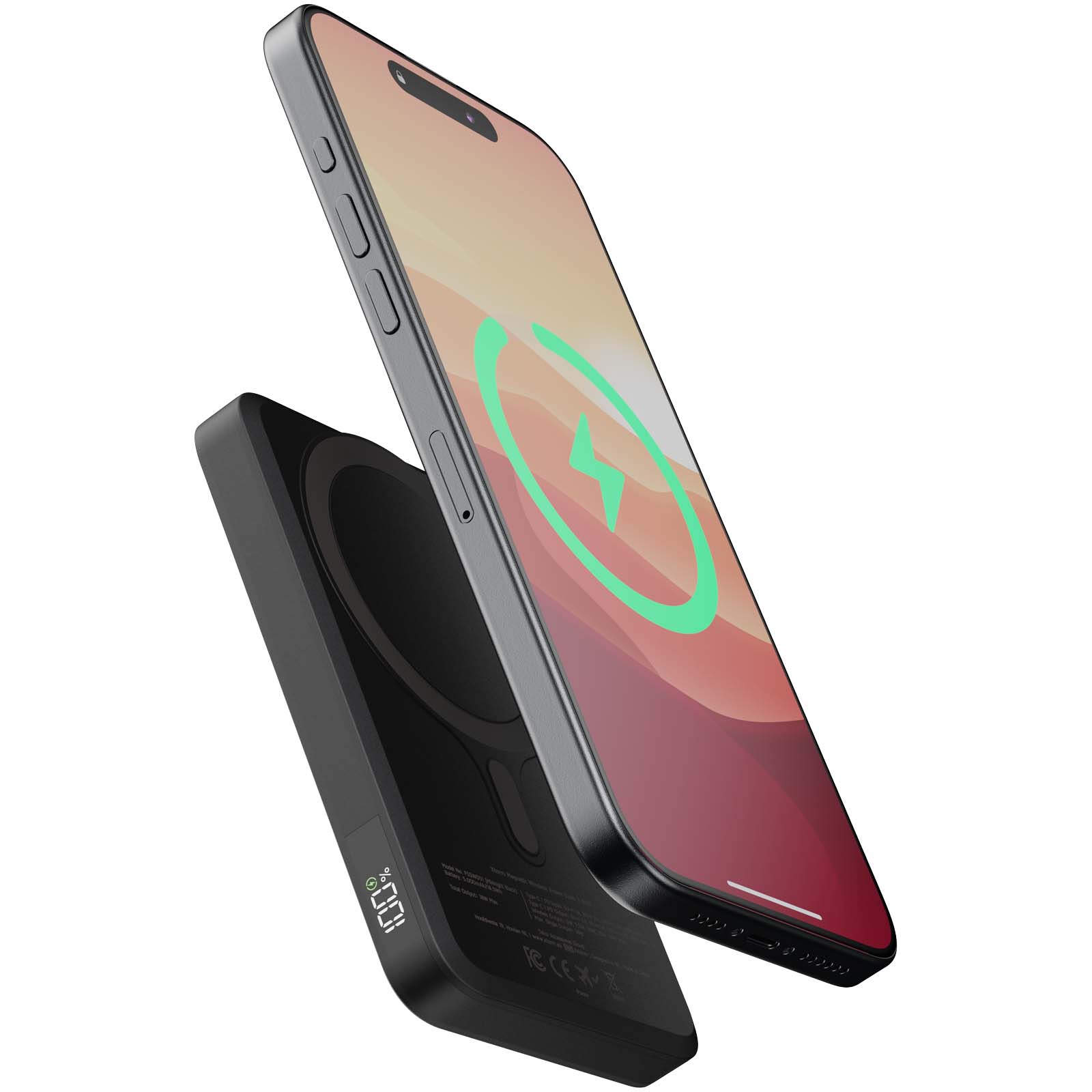 Bild av 5000 mAh Magnetisk Trådlös Powerbank