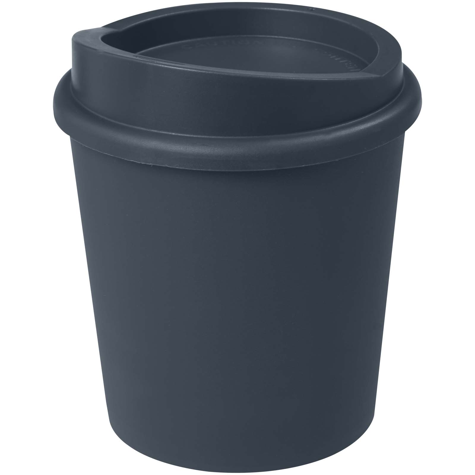 Tryck på Mugg 200ml med Spillsäkert Lock — Isblå
