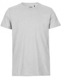 Tryck på T-shirt Organic Herr — Ash Grey