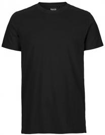 Tryck på T-shirt Organic Herr — Black