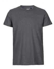 Tryck på T-shirt Organic Herr — Dark Heather