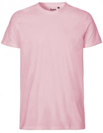 Tryck på T-shirt Organic Herr — Light Pink