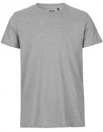 Tryck på T-shirt Organic Herr — Sport Grey