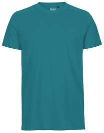 Tryck på T-shirt Organic Herr — Teal