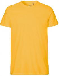 Tryck på T-shirt Organic Herr — Yellow