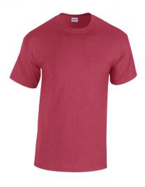 Tryck på T-shirt Heavy Cotton — Antique Cherry Red (Heather)