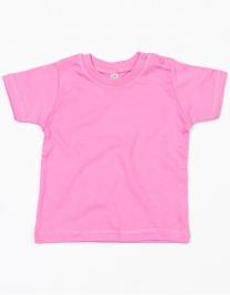 Tryck på Baby T-shirt Organic — Bubble Gum Pink