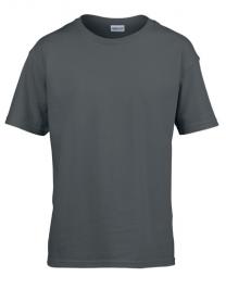 Tryck på T-shirt Standard Barn — Charcoal (Solid)