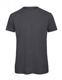 Tryck på T-shirt Organic — Dark Grey (Solid)