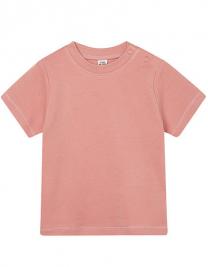 Tryck på Baby T-shirt Organic — Dusty Rose