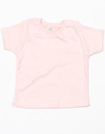 Tryck på Baby T-shirt Organic — Powder Pink