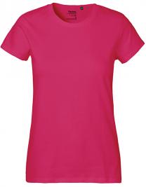 Tryck på T-shirt Organic Classic Dam — Pink