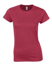 Tryck på T-shirt Standard Dam — Antique Cherry Red (Heather)