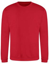 Tryck på AWD Sweatshirt Billig — Fire Red