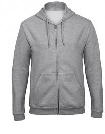 Tryck på B&C Ziphood Billig — Heather Grey