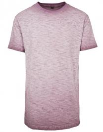 Tryck på Spray Dye T-shirt — Burgundy (Spray Dye)