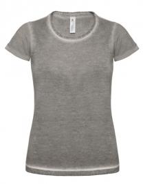 Tryck på Cold Dye T-shirt Dam — Grey Clash