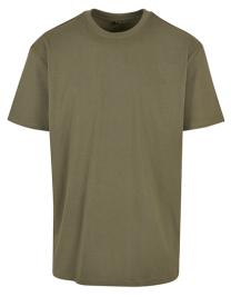 Tryck på Heavy Oversize T-shirt — Olive