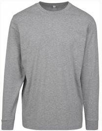 Tryck på BYB Long Tee Billig — Heather Grey