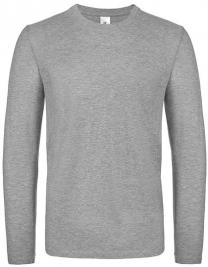 Tryck på B&C Long Tee Billig — Sport Grey (Heather)