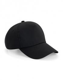 Tryck på Beechfield 5-panel Keps Billig — Black