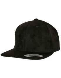 Tryck på Flexfit Suede Snapback — Black