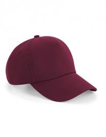 Tryck på Beechfield 5-panel Keps Billig — Burgundy