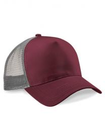 Tryck på Beechfield Truckerkeps Billig — Burgundy/Light Grey