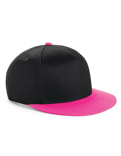 Tryck på Beechfield Snapback Junior Billig — Black/Fuchsia