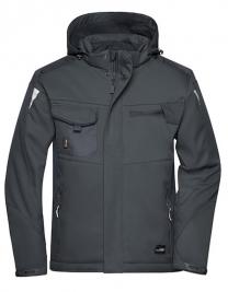 Tryck på Softshell Arbetsjacka — Black/Black