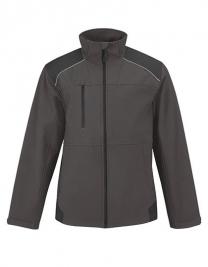 Tryck på Softshell Arbetsjacka Billig — Dark Grey (Solid)