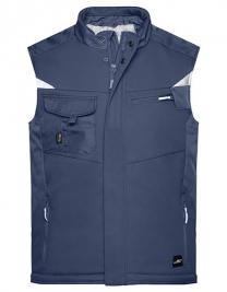 Tryck på Softshell Arbetsväst — Navy/Navy