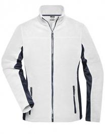 Tryck på Fleece Arbetsjacka Dam — White/Carbon