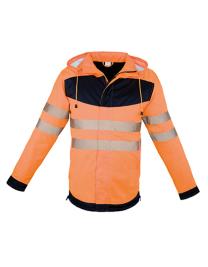 Tryck på Reflex Parka — Signal Orange/Black