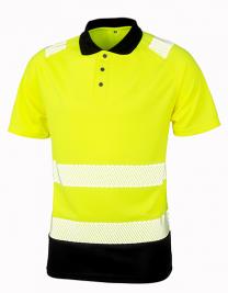 Tryck på Återvunnen Reflex Piké — Fluorescent Yellow/Black