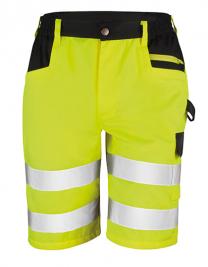 Tryck på Reflex Shorts Billig — Fluorescent Yellow