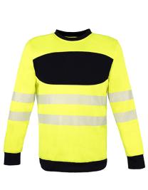 Tryck på Reflex Sweatshirt — Signal Yellow/Black