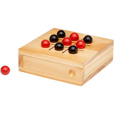 Produktbild av Magnetiskt Tic-Tac-Toe-spel av Furuträ