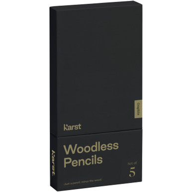 Produktbild av Karst 5-pack Träfria Grafitpennor 2B