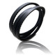 Cogged V Belt 5VX1400 interchangeable with MLB 5VX1400 - Outside Length: 140 in X 3/8 Width