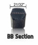 BB80 Interchangeable with PIX Double V Belt type BB - Outside Length: 83 in - 0.65625 in Width